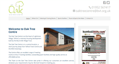 Desktop Screenshot of oaktreecentre.org.uk